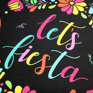 Cinco de Mayo Placemats, Let's Fiesta Table Decorations (10 x 14 In, 100 Pack)