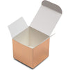 Rose Gold Gift Boxes for Party Favor Treats (2.36 x 2.36 Inches, 60 Pack)