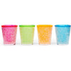 Plastic Shot Glasses, Colorful Freezer Gel Shot Glass Set (2 In, 8 Pack)