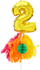 Gold Cake Topper Number Balloons, Number 25 Balloon (7.5 In)