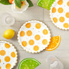 Fruit Plates for Birthday Party, Summer Tutti Frutti Decorations (Serves 48, 9 In)