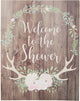 Sparkle and Bash Rustic Baby Shower Table Signs for Decorations (8.5 x 11 in, 6 Pack)