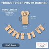 Bride to Be Photo Banner for Bridal Shower or Engagement (13.25 x 7.5 in)