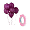 Burgundy Balloon Kit For Garland, Arch, Maroon DIY Party Decorations (124 Pieces)