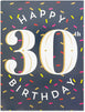 30th Birthday Décor, Includes Table Centerpieces, Wall Sign, Ceiling Decorations and Confetti String (12 Pieces)