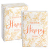 60 Count Bulk Wedding Tissues Packs for Guests, For Your Happy Tears, Individual Pocket Size Facial Tissues, 10 Sheets Each for Funerals or Graduation Party Favors (2.9 x 2 In)