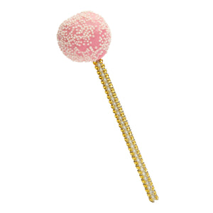 36 Pack Rhinestone Gold Cake Pop Sticks for Candy Apples, Lollipops, Dessert Bar (6 In)