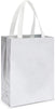 Reusable Grocery Shopping Tote Bags in 3 Metallic Colors (Medium, 12 Pack)