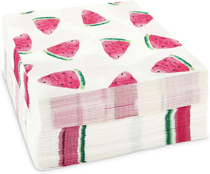 Watermelon Party Cocktail Napkins (5 In, 100 Pack)