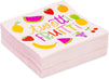 Twotti Frutti Paper Napkins, 2nd Birthday Party Decorations (5 In, 50 Pack)